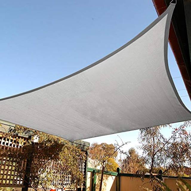 Artpuch 10'x10' Sun Shade Sail Curved Commercial Outdoor Shade Cover S