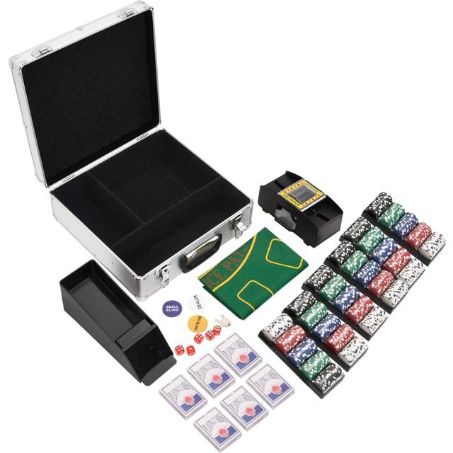 vidaXL Poker Chip Set 600 pcs 11.5 g