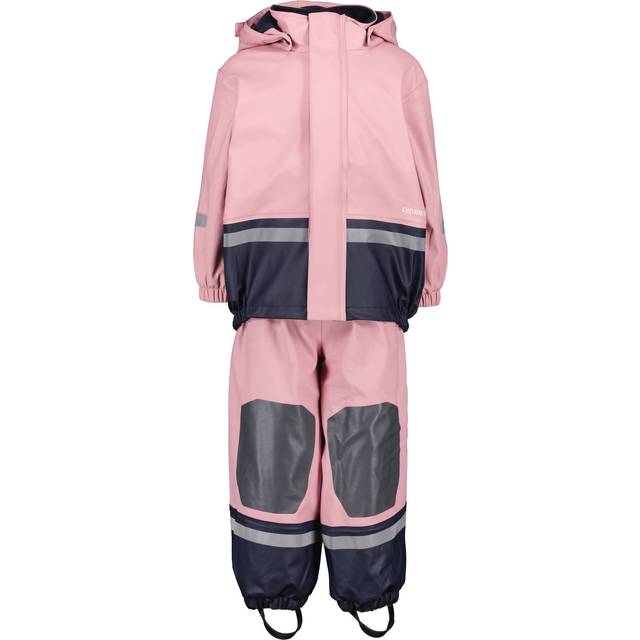 Didriksons Boardman Fodrat Regnställ, Soft Pink, 100