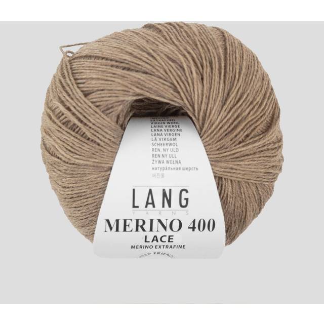 Lang Yarns Merino 400 Lace Garn 211 Brons