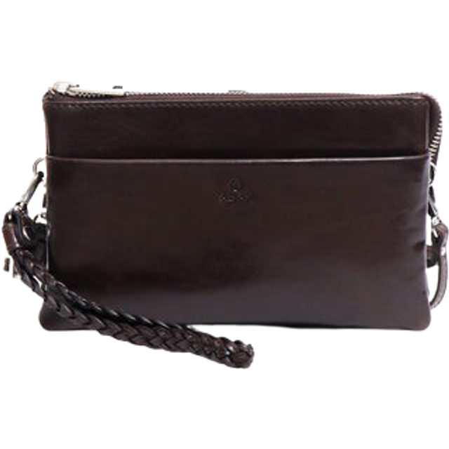 ADAX Salerno Kombi Clutch Nellie Dam Stl. - Kuvertväskor Från Magasin - Mørkebrun (One size)