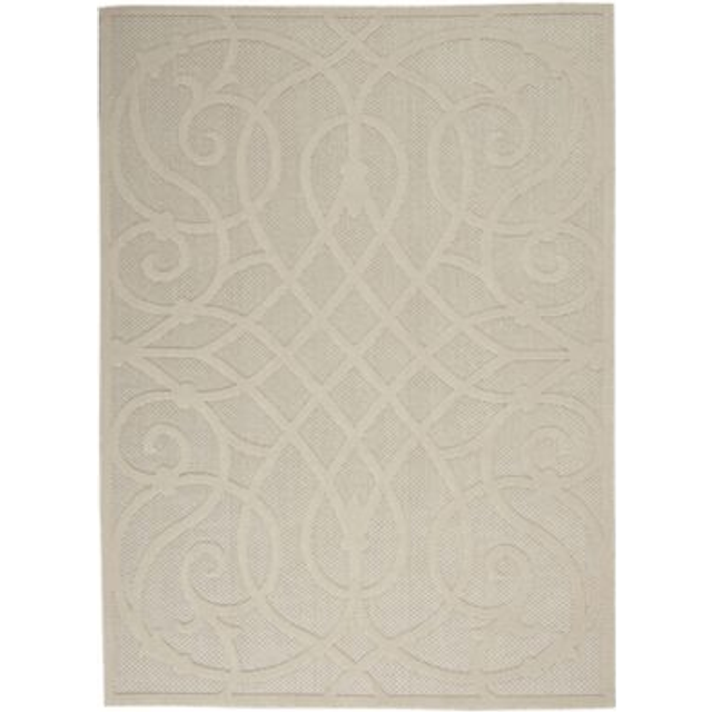 Cozumel Indoor Outdoor Rug Cream - 183cm x 122cm (*)