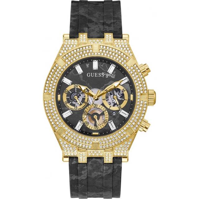 GUESS GW0418G2 Continental Black Resin Strap Watch - W96279