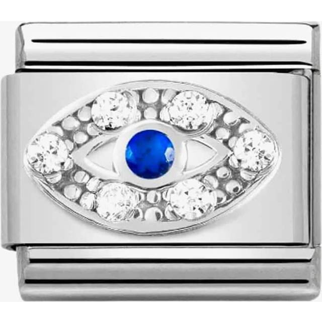 Nomination Classic Silver &amp; CZ Eye Faith &amp; Religion Charms