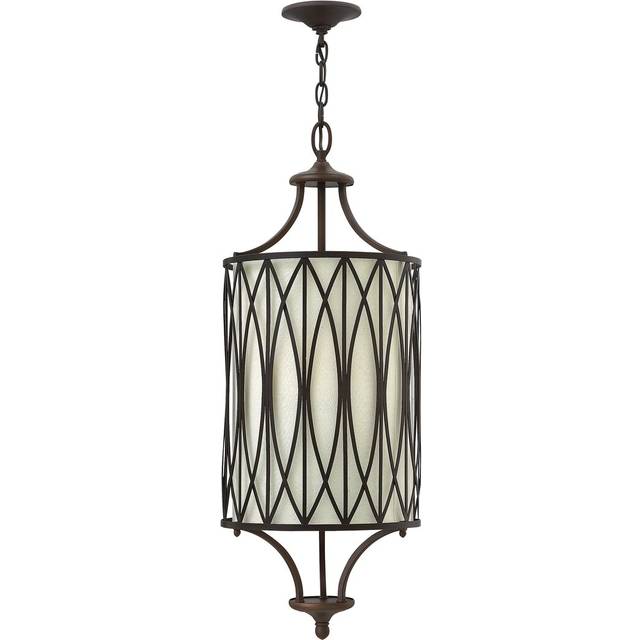 Bartholomew 3-Light Cylinder Pendant - Victorian Bronze (80cm H X 30.5cm W X 30.5cm D)