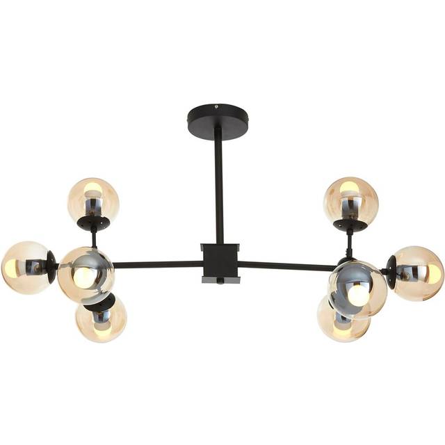 Jaxxon 8-Light Novelty Pendant - Black;Black;Black (104cm W X 40cm D)