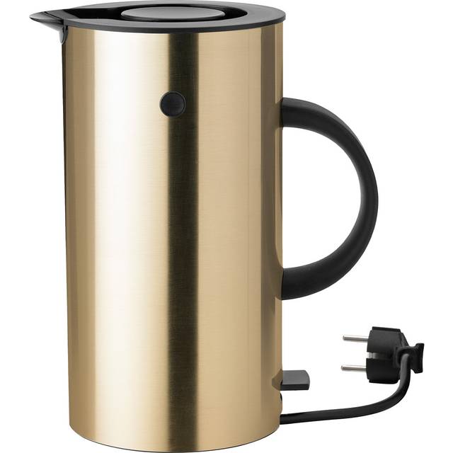 Stelton - Em77 Vattenkokare 1,5 L - Borstad Mässing