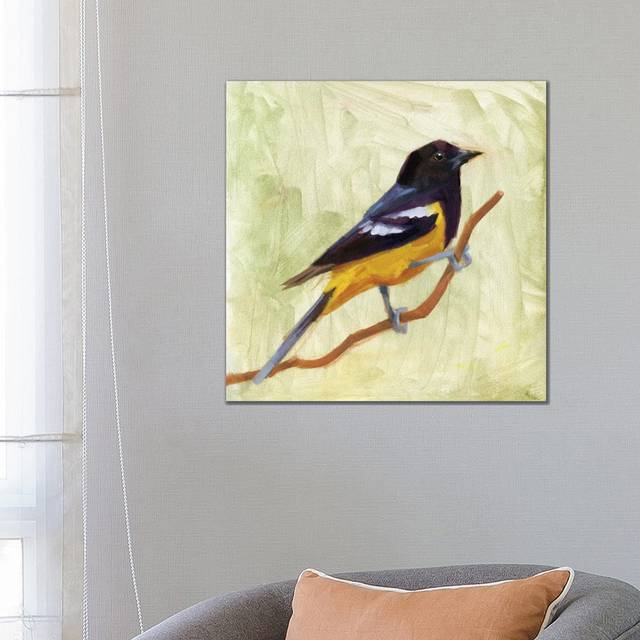 Backyard Birds I by Jacob Green - Wrapped Canvas Painting (66.04cm H x 66.04cm W x 3.81cm D)