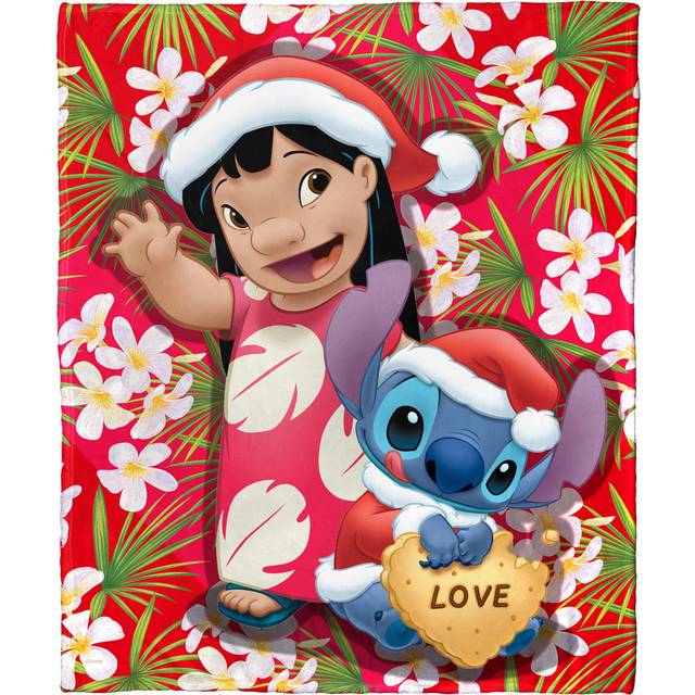 "Lilo & Stitch  Santa Stitch Aggretsuko Comics Silk Touch Throw Blanket  50"""""""" x 60""""""""(D0102HAR6DV.)"
