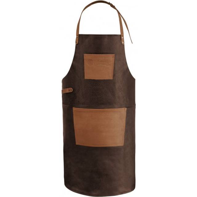 Buff Leather Apron with neck strap