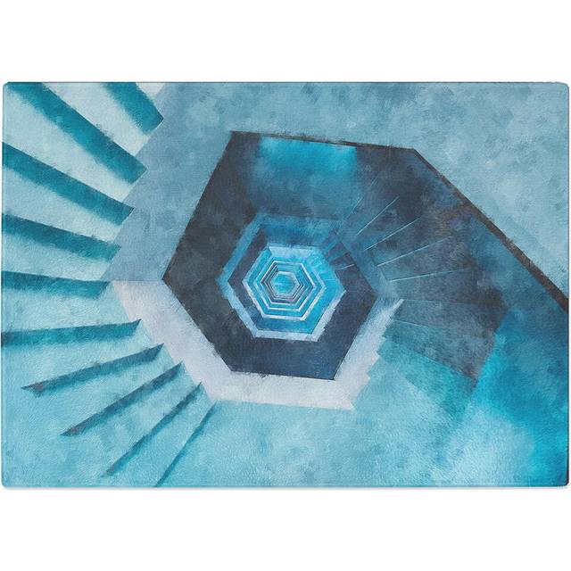 Tempered Glass Endless Staircase Chopping Board (20 cm x 28.5 cm)