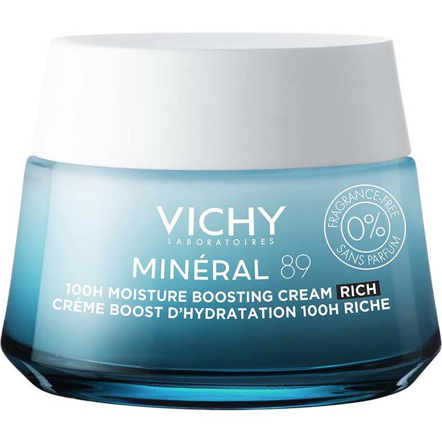 Vichy Minéral 89 100h Moisture Boosting Cream Rich Fragrance Free 50 ml