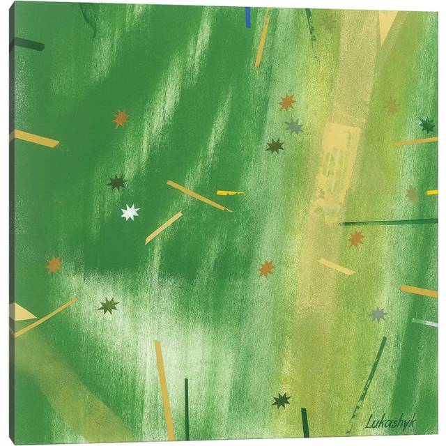 Moss by Neli Lukashyk - Wrapped Canvas Art Prints (30.48cm H x 30.48cm W x 1.905cm D)