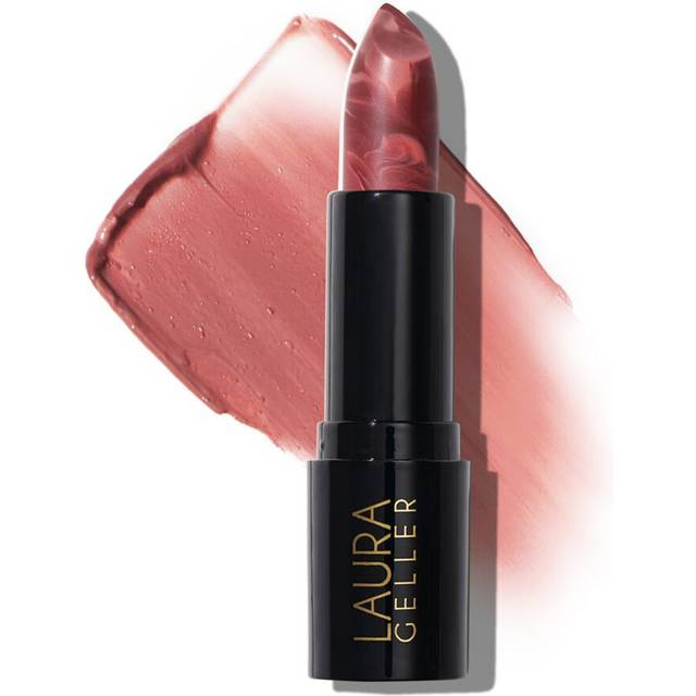 LAURA GELLER NEW YORK Italian Marble Sheer Lipstick - Honey Bun - Hydrating & Lightweight - Vitamin E & Caster Seed Oil - Cream Finish