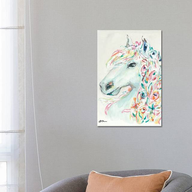 Pony Rose by Jessica Mingo - Wrapped Canvas Art Prints (66.04cm H x 45.72cm W x 3.81cm D)