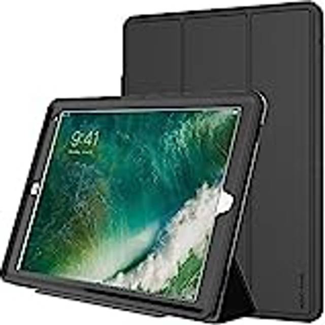 "TECHGEAR D-FENCE Case fits Apple iPad Pro 12.9"" (2017/2015) Slimline Shock Proof Tough Rugged Protective Armour Smart Case with Detachable Screen..."