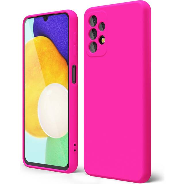 oakxco for Samsung Galaxy A32 5G Phone Case Liquid Silicone  Fluorescent Bright Solid Color  Cute Thin Slim Soft Rubber TPU Plain Smooth Gel Matte Pro