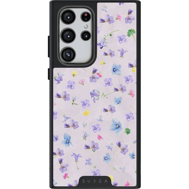 Wildflower - Samsung Galaxy S22 Ultra Case, Elite Dark / Gunmetal