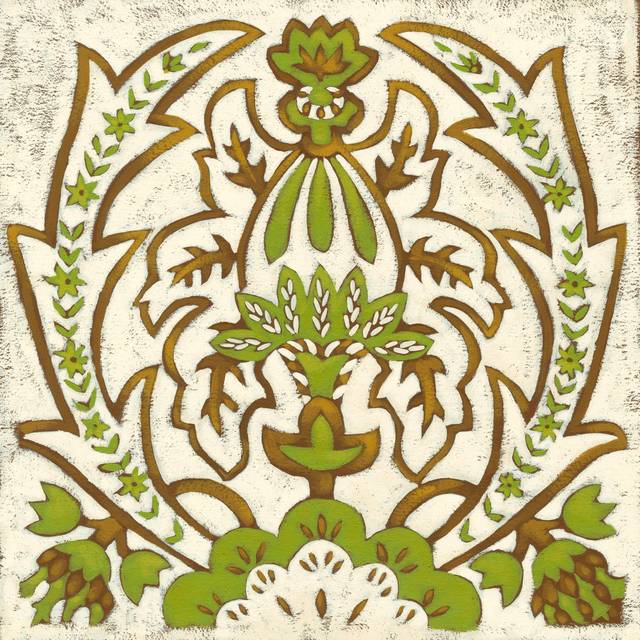 Small Lotus Tapestry II by Chariklia Zarris - Wrapped Canvas Graphic Art (91cm H x 91cm W x 3.8cm D)