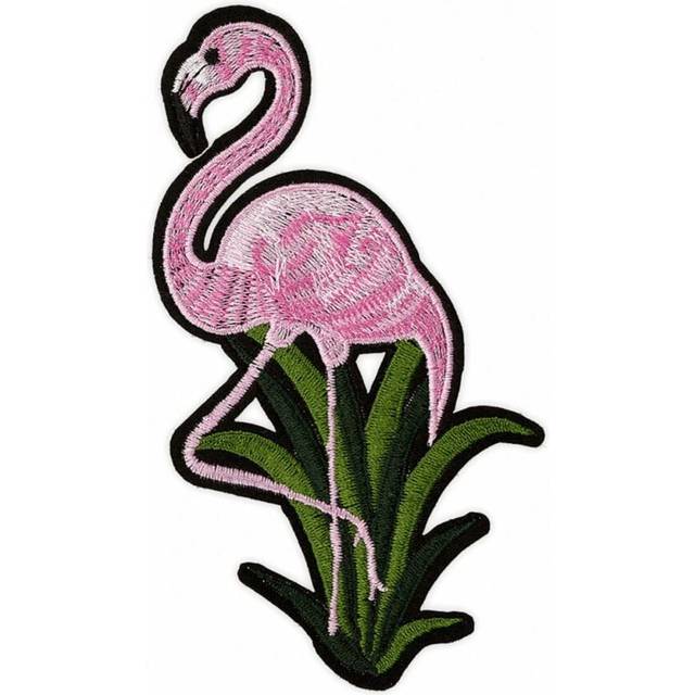 Stephanoise Flamingo Iron On Patch Motif