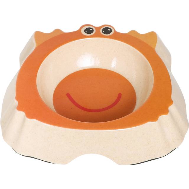Poyen Monster Shaped Bowl - Beige;Orange (4.5cm H X 15cm W X 17.5cm D)