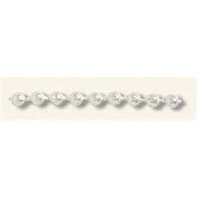 Trimits Round Plastic Bead Trim White