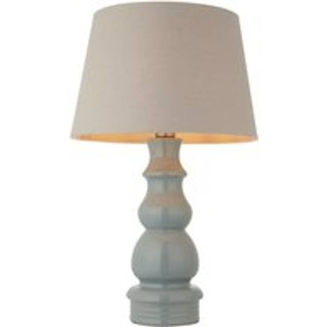 Endon 103375 Provence And Cici 1 Light Table Lamp Blue Grey Satin Nick