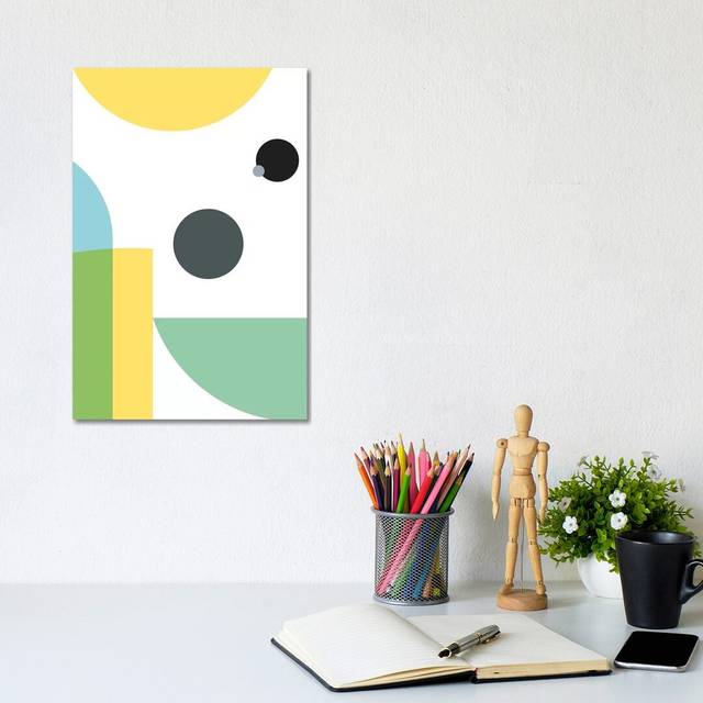 Mosaic Garden by James O'Connell - Wrapped Canvas Art Prints (30.48cm H x 20.32cm W x 1.91cm D)
