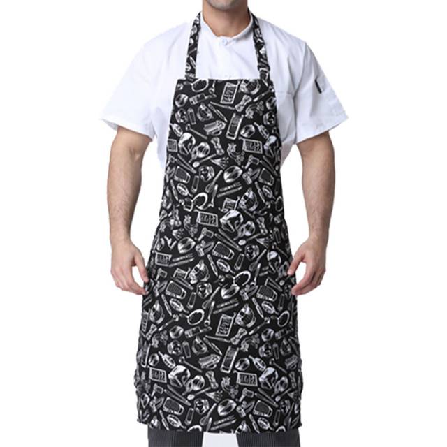 Cooking Kitchen Apron For Woman Men Chef Waiter Cafe Shop BBQ Hairdresser Aprons Bibs Kitchen Accessory