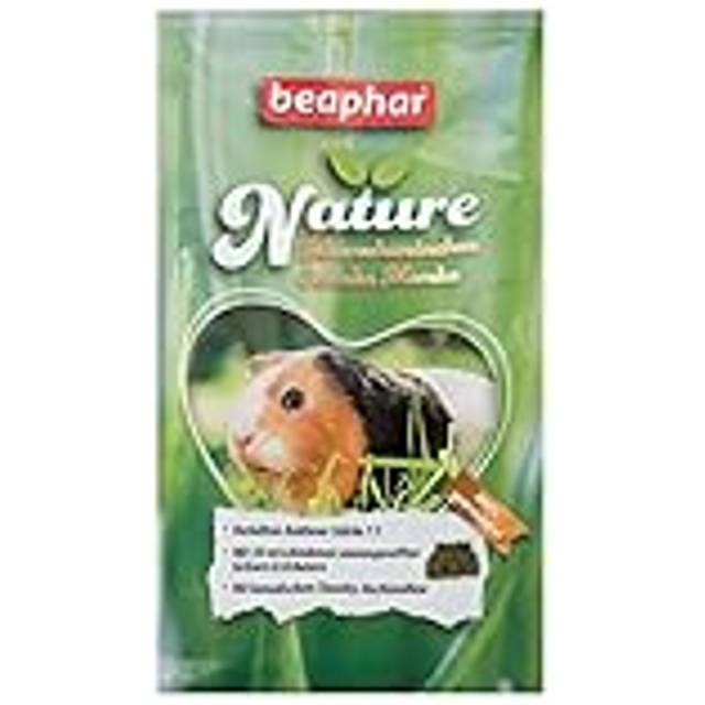 Beaphar Nature Marsvin spannmålsfritt marsvinsfoder med torkade örter & kanadensisk timothy hö utan konserveringsämnen 5-pack (5 x 750 gram)