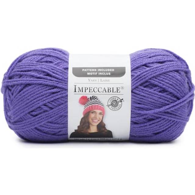 Loops & Threads Impeccable Yarn - 1 Ball 4.5 Ounce - Eggplant