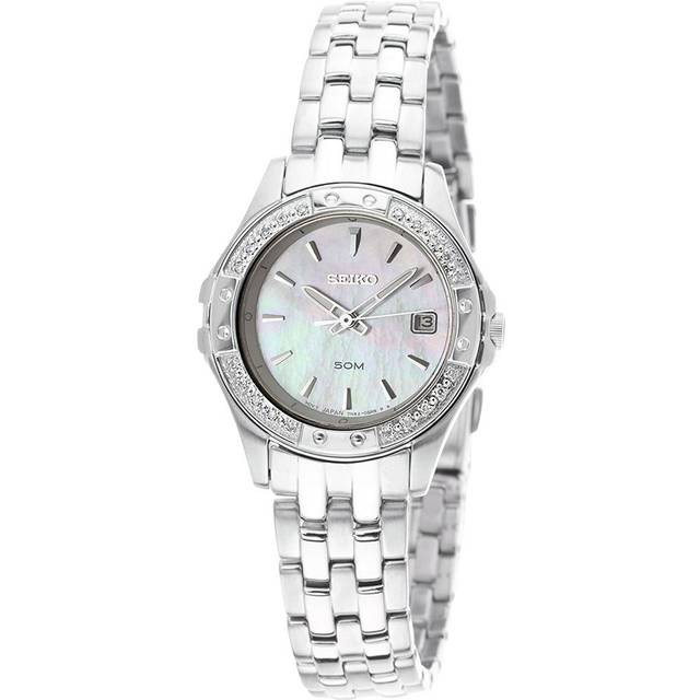 Seiko Le Grand Sport 27MM MOP Dial S-Steel Women's Watch SXDE83 - White - 27 mm