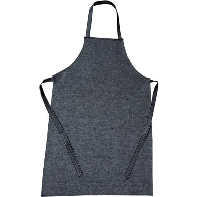 Black Denim Cotton Bib Apron with Pocket Home Baker Cook BBQ Pinny