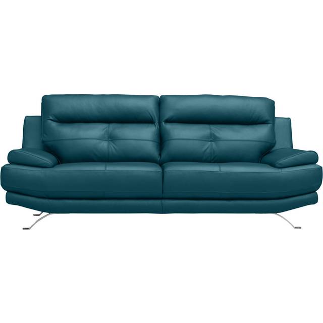 London 2 Seater Sofa Wider Seat Width - Turquise (92cm H X 225cm W X 99cm D)