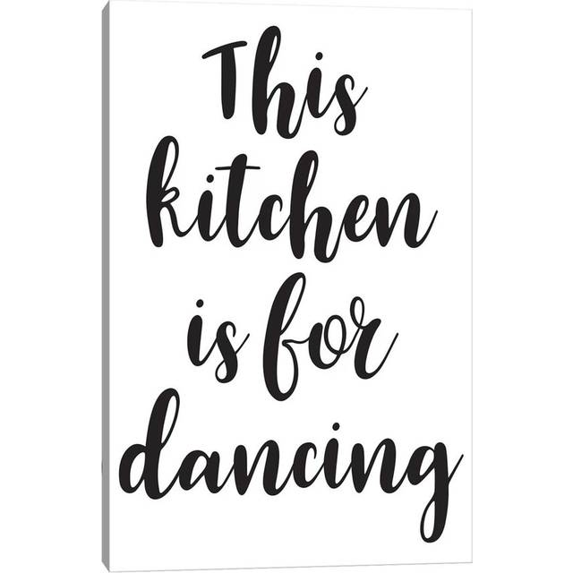This Kitchen Is For Dancing (152.4cm H x 101.6cm W x 3.81cm D)