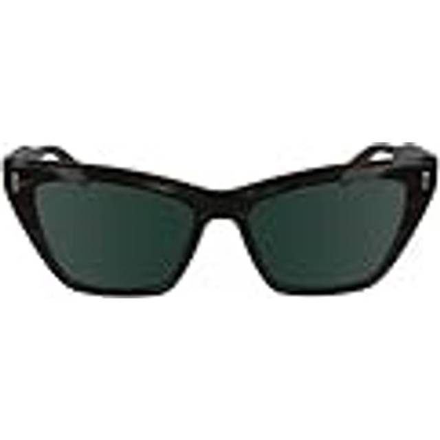 Calvin Klein Kvinna CK24505S 220 Solglasögon Acetat Brun Grön Fjäril Normal Normal