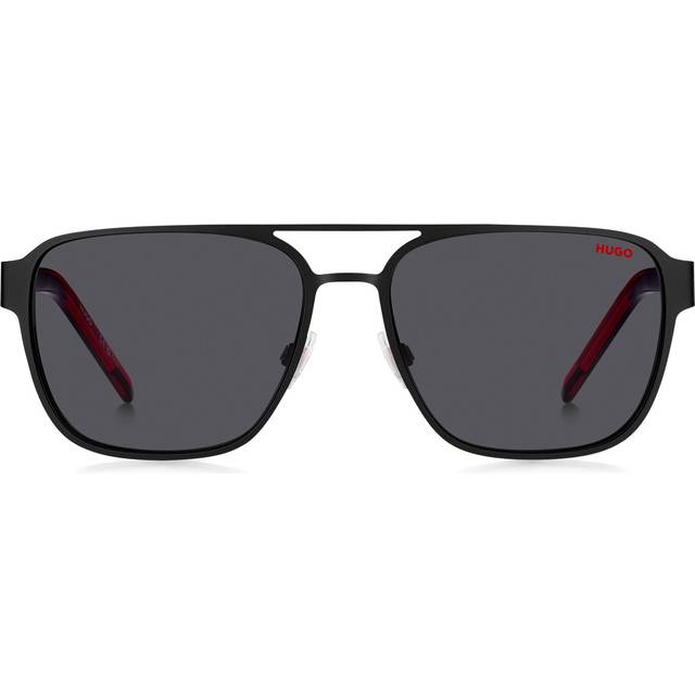 Hugo Boss Man HG 1298/S OIT/IR Sunglasses Steel Black Grey Pilot