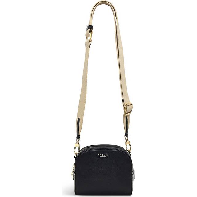 Radley London Arden Crescent Black Small Zip Around Crossbody Bag