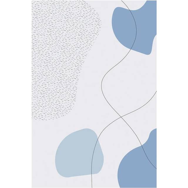 Mid-Century Modern III | Blue - Wrapped Canvas Graphic Art on Canvas (30.48cm H x 20.32cm W x 1.905cm D)