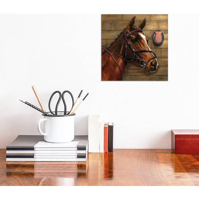 A Portrait of Fella by Giordano Studios - Wrapped Canvas Graphic Art (30.48cm H x 30.48cm W x 1.91cm D)