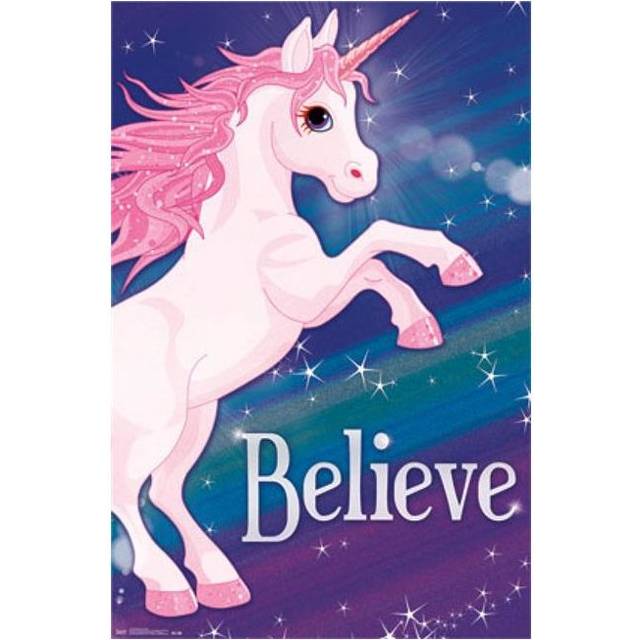 Posterazzi TIARP14152 Rainbow Unicorn Poster Print - 24 x 36 in.