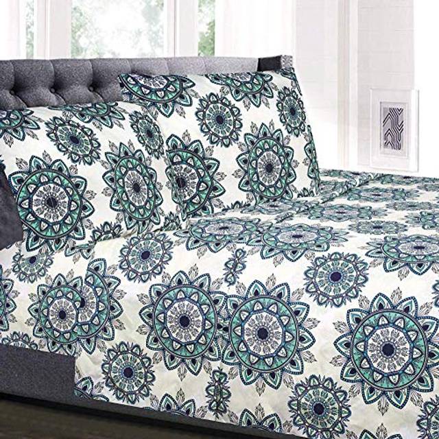 California King Sheet Sets - Breathable Luxury Sheets with Full Elastic & Secure Corner Straps Built In - 1800 Supreme Collection Cal King Deep Pocket