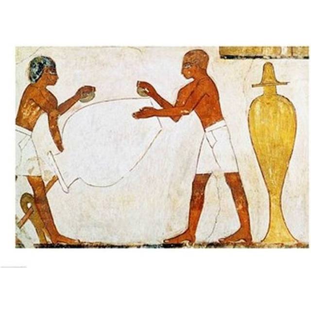 Engraving & Polishing Vases in Gold & Silver From The Tomb of Rekhmire Poster Print - 24 x 18 in.