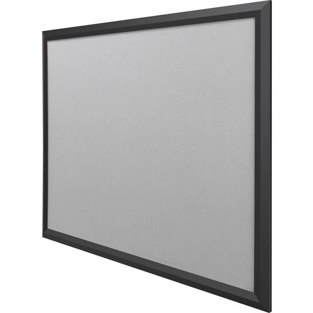 Symple Stuff Wall Mounted Bulletin Board Grey 60 cm H x 90 cm W