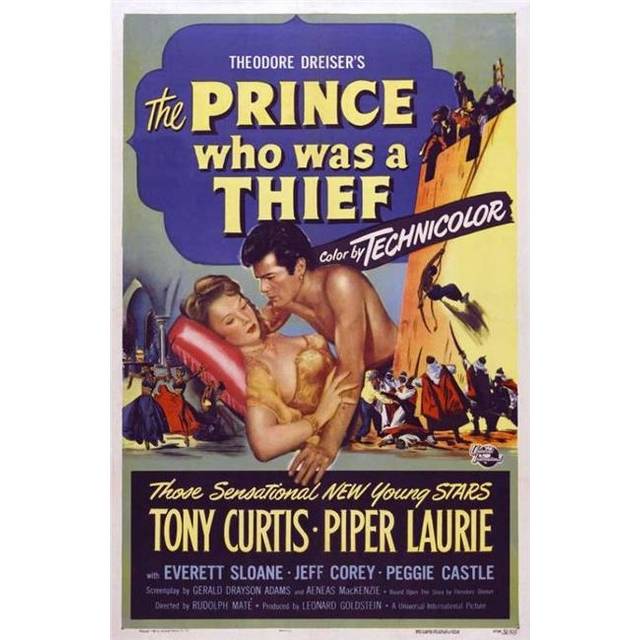 The Prince Who Was a Thief Movie Poster - 27 x 40 in.