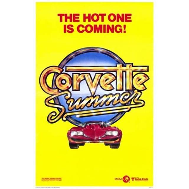 Corvette Summer Movie Poster - 11 x 17 in.