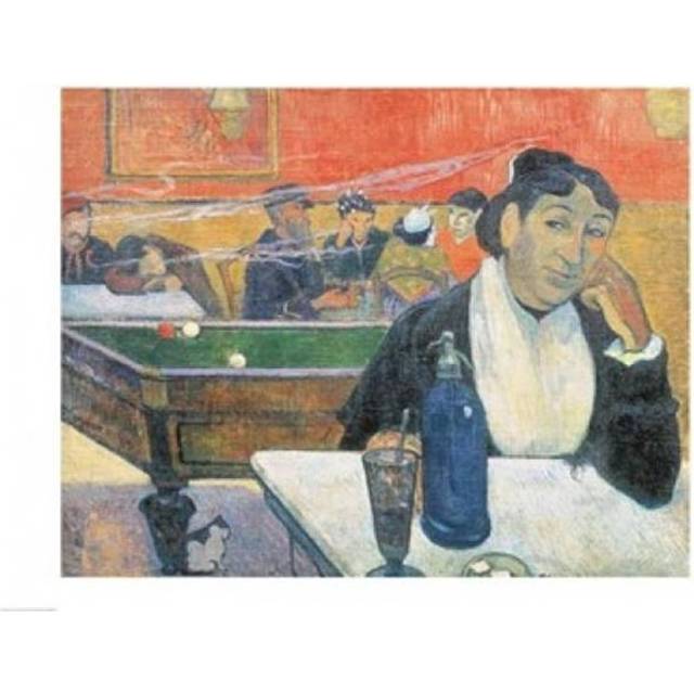 Cafe at Arles 1888 Poster Print by Paul Gauguin - 24 x 18 in.