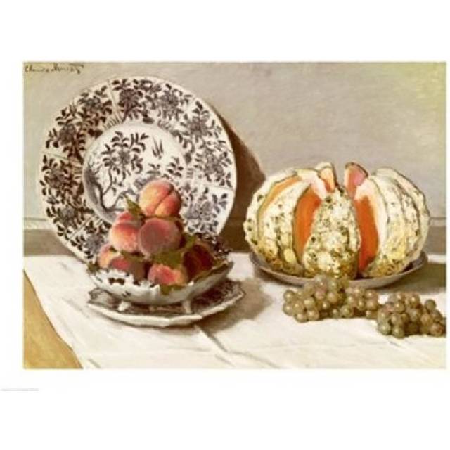 Still Life C.1876 Poster Print by Claude Monet - 24 x 18 in.