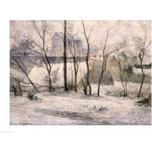 Winter Landscape 1879 Poster Print by Paul Gauguin - 24 x 18 in.