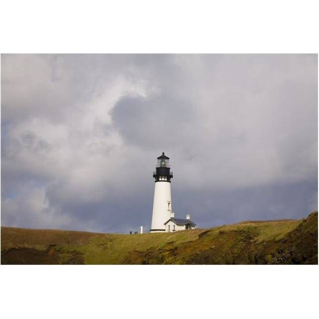 Yaquina Head Lighthouse Oregon Coast USA Poster Print by Craig Tuttle, 17 x 11